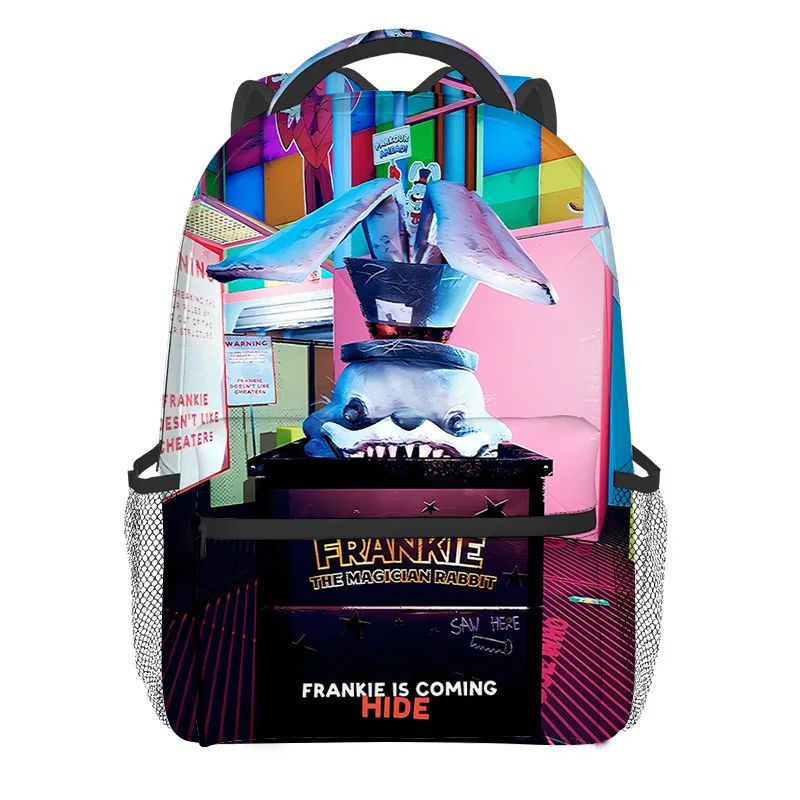 Trendy Funny Finding Frankie student Bookbag Notebook Backpacks 3D Printed Oxford Waterproof Boys/Girls Travel Backpacks