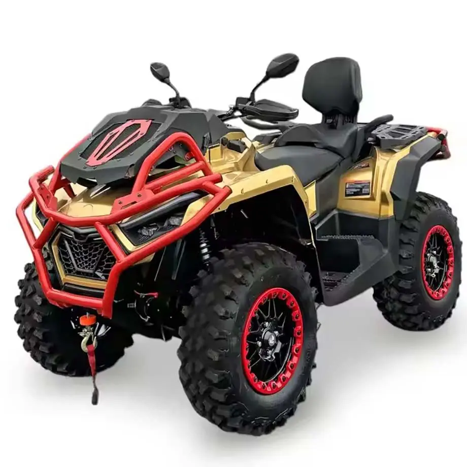 2025 جديد ATV 1000cc 4X4 الكهربائية بدء الغاز البنزين عربات التي تجرها الدواب الرياضة مزرعة UTV على الطرق الوعرة دراجة رباعية ATV