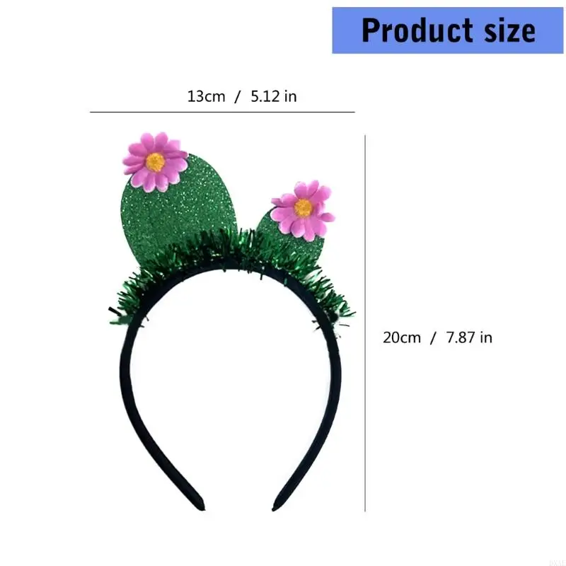DXAE Tinsel atravessando as faixas da cabeça Mardi Gras Headwear