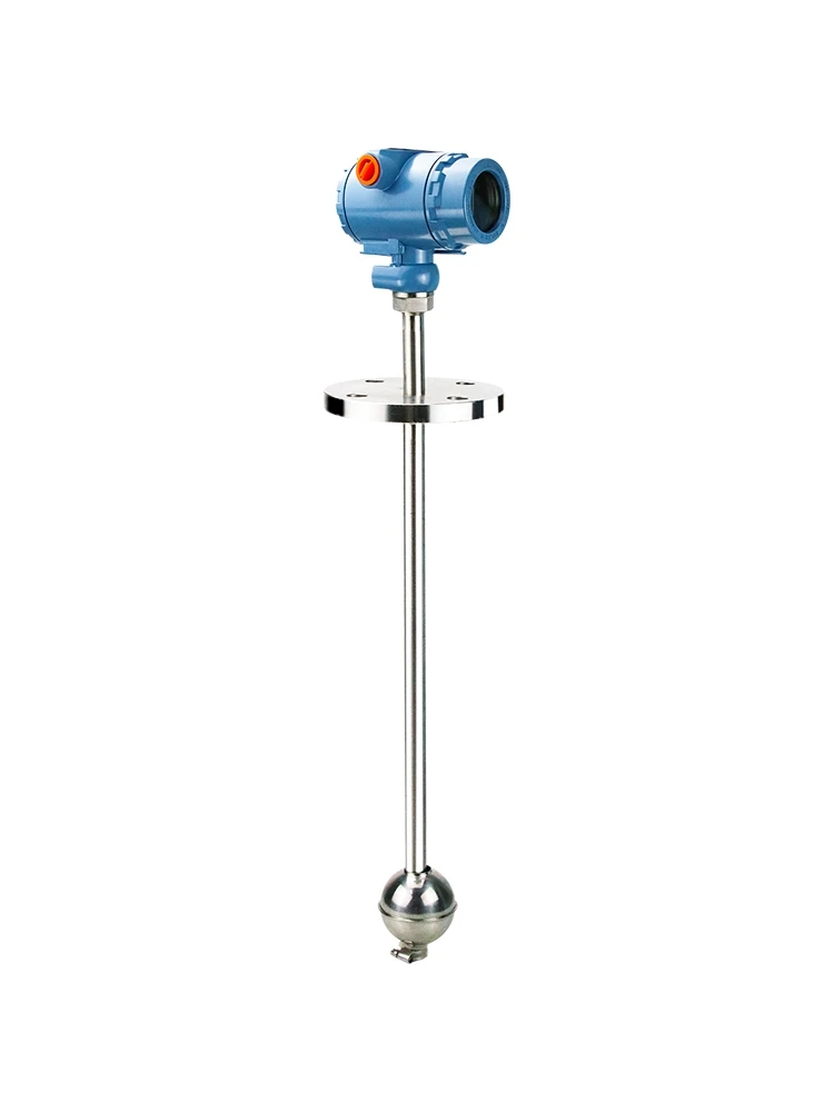 

Floating ball level gauge transmitter 4-20mA water level controller with remote anti-corrosion float switch.