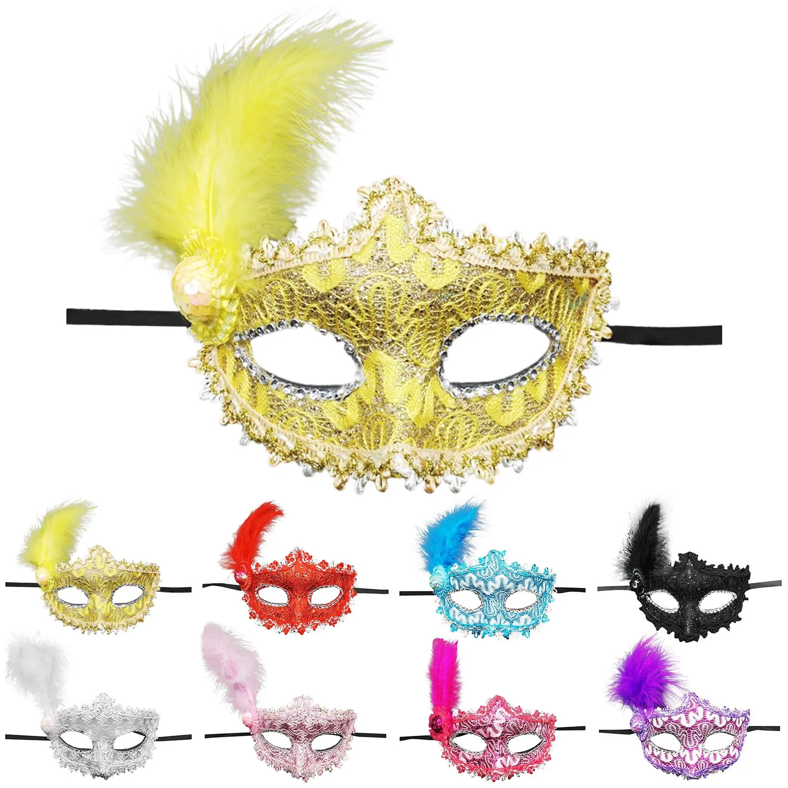 Mask Accessories Girls Tinker Bell Headband Crown Wand Gloves Necklace Bracelet Earrings Princess Wing Sets For Kids Birthday