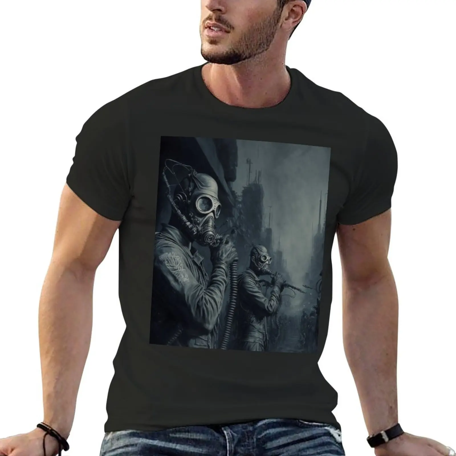 

Gas Mask Doctors T-Shirt graphics anime figures mens graphic t-shirts funny