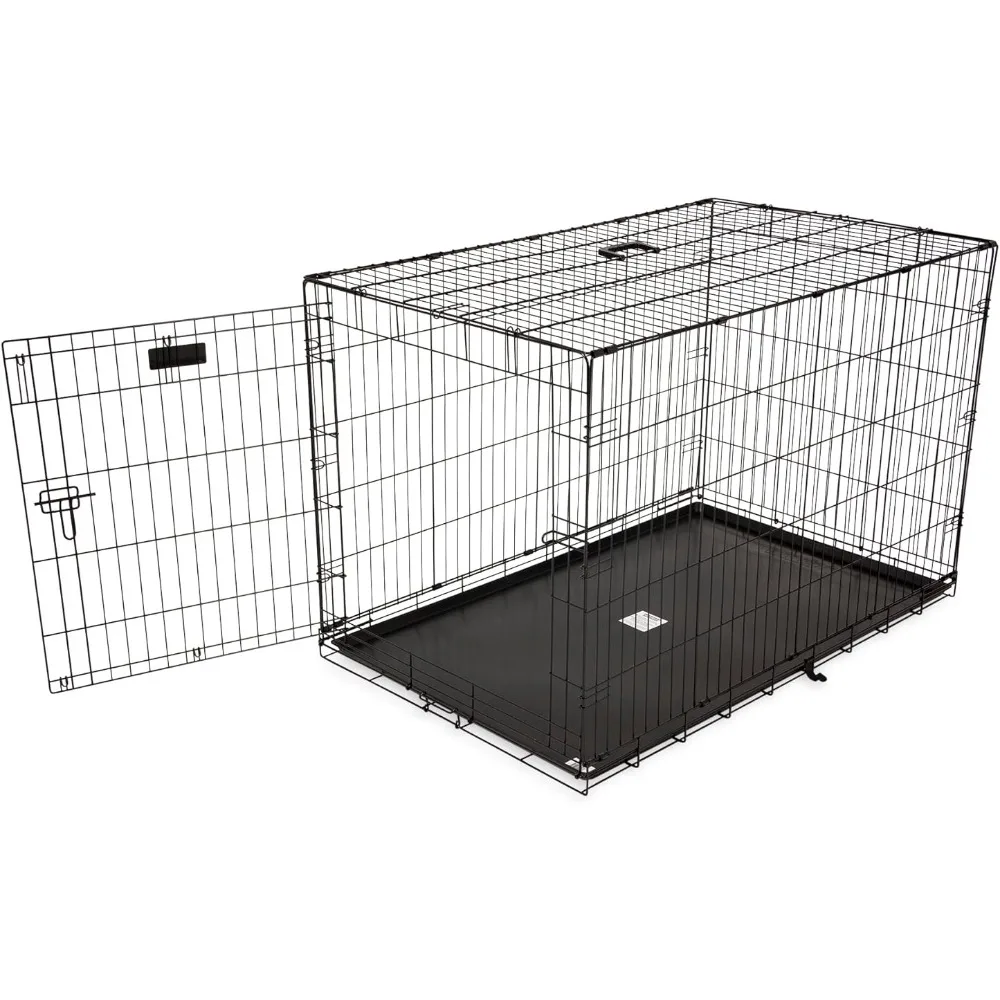 

48 Inch Pet For Pets 90-125 Lbs Dog House for Dogs One Door Provalue Wire Dog Crate With 5-Point Locking System Freight Free