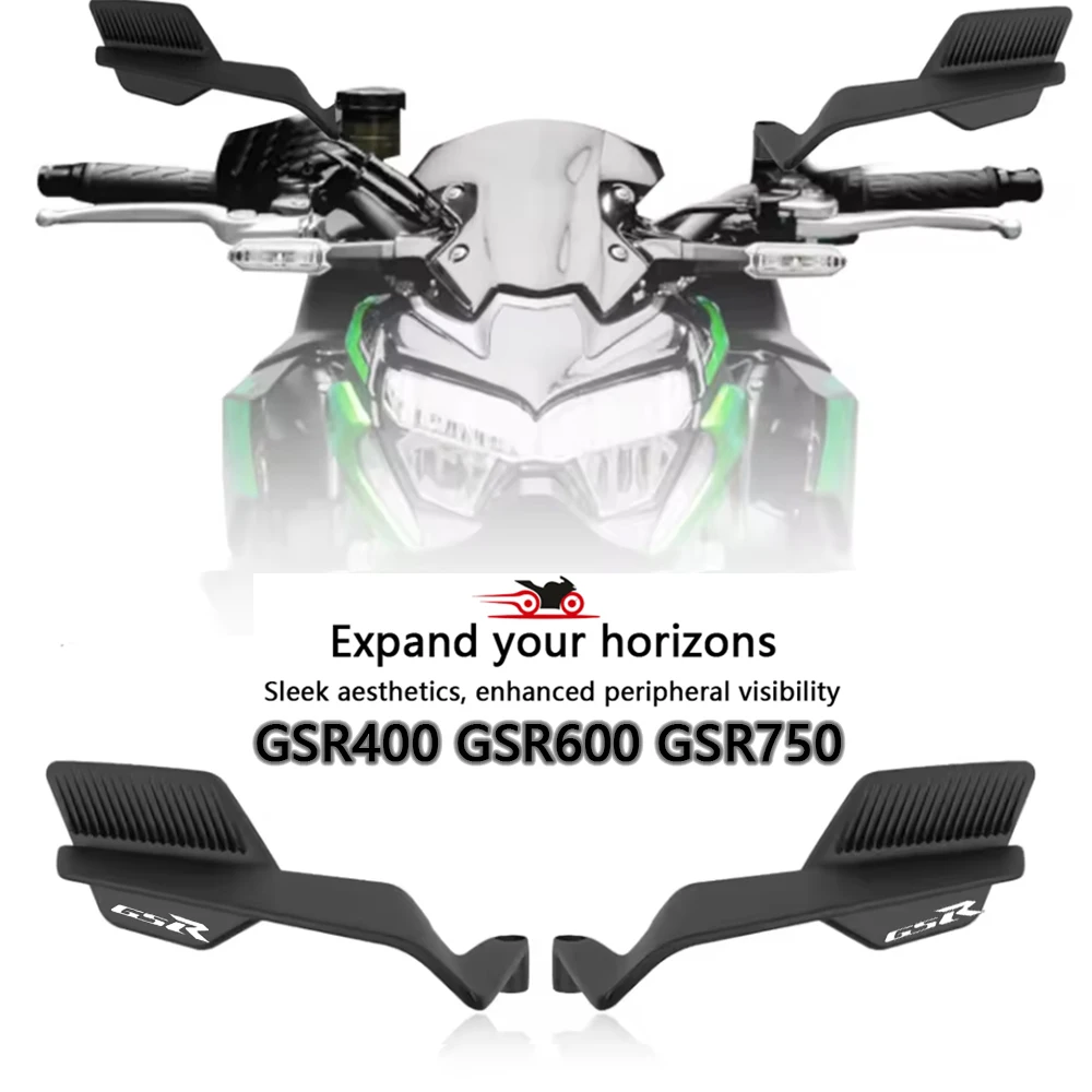 

Rotation Adjustable Motorcycle Side Rearview Mirrors For Suzuki GSR 400 GSR 600 GSR 750 GSR400 GSR750 GSR600 Accessories