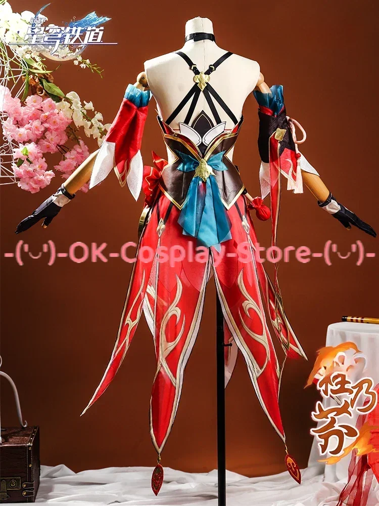 Guinaifen Cosplay Costume pour filles, Honkai Star Rail, jeu de perruque, robe, uniforme, vêtements de sauna, accessoires de gong, Xianzhou Luofu Sushang, Halloween