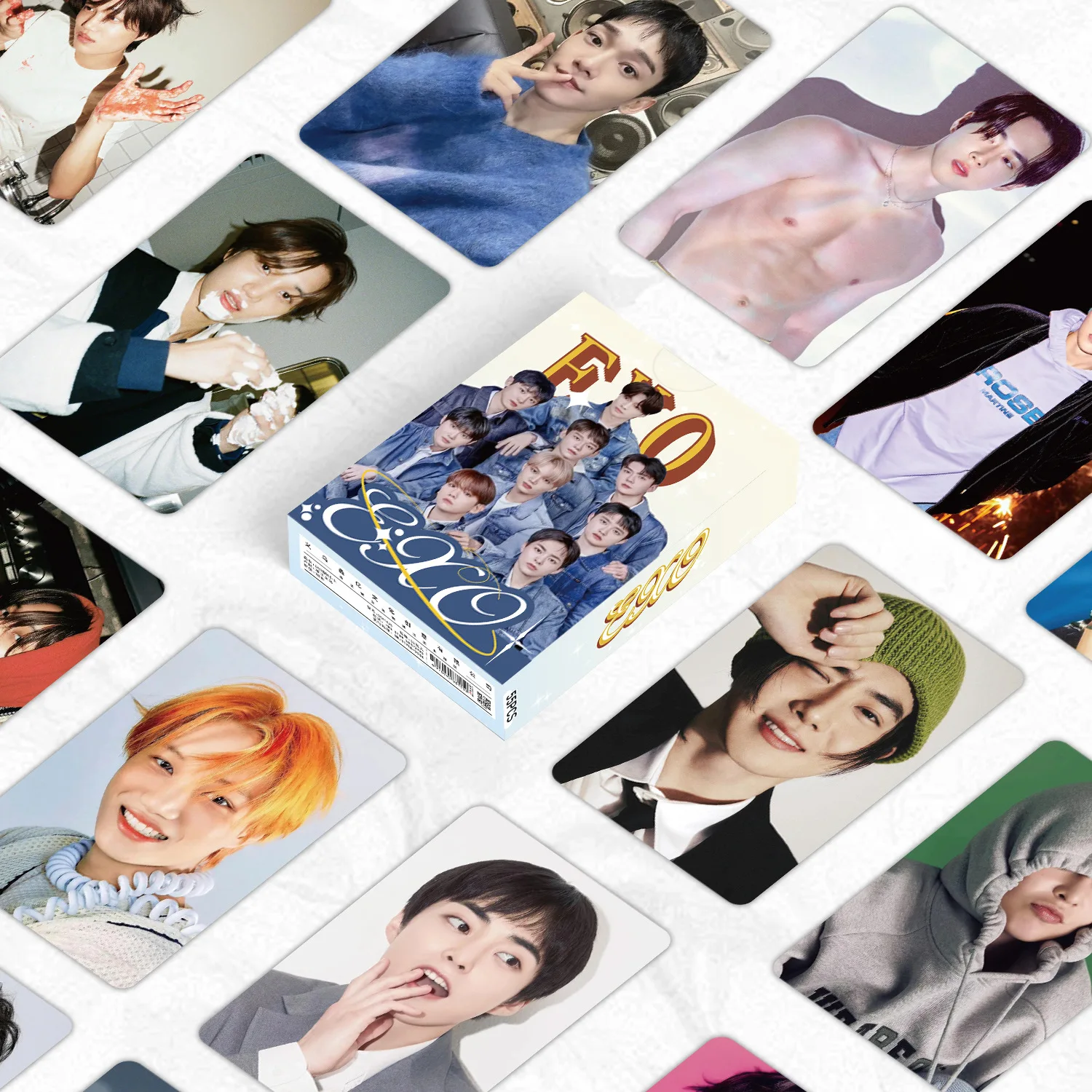 55Pcs/Set Boy Idol New Album Series Lomo Cards Baekhyun SeHun KAI SUHO HD Printd Photocards ChanYeol XIUMIN Chen Fans Gifts