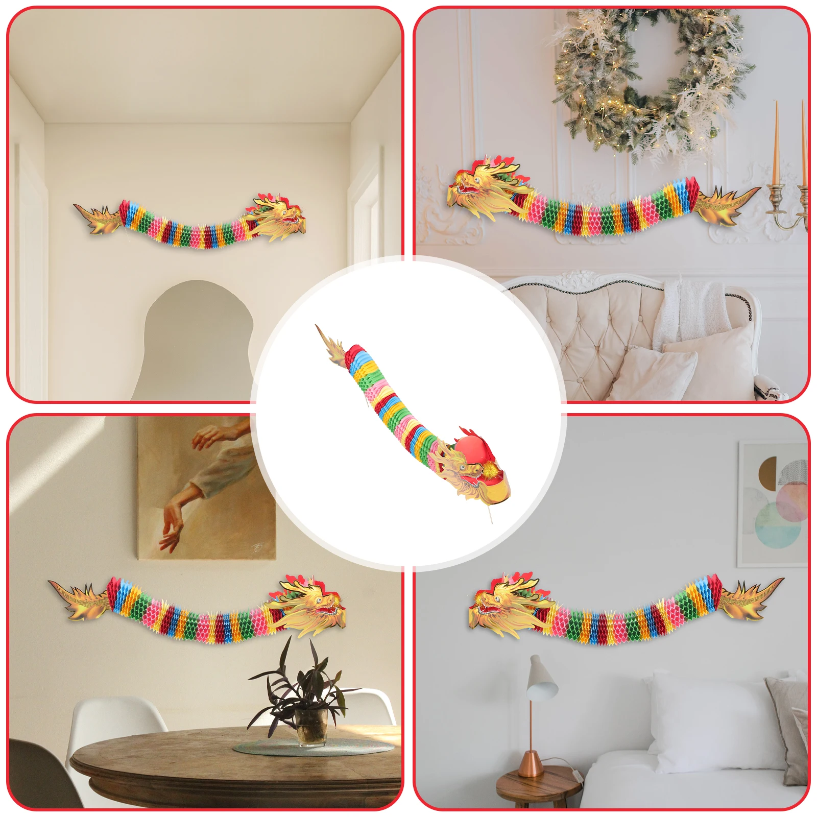 

Pendant Spring Decorative Ornament 3D Hanging Decoration Festival Ceiling Prop New Year Adornment Lunar New Year Decor Spring