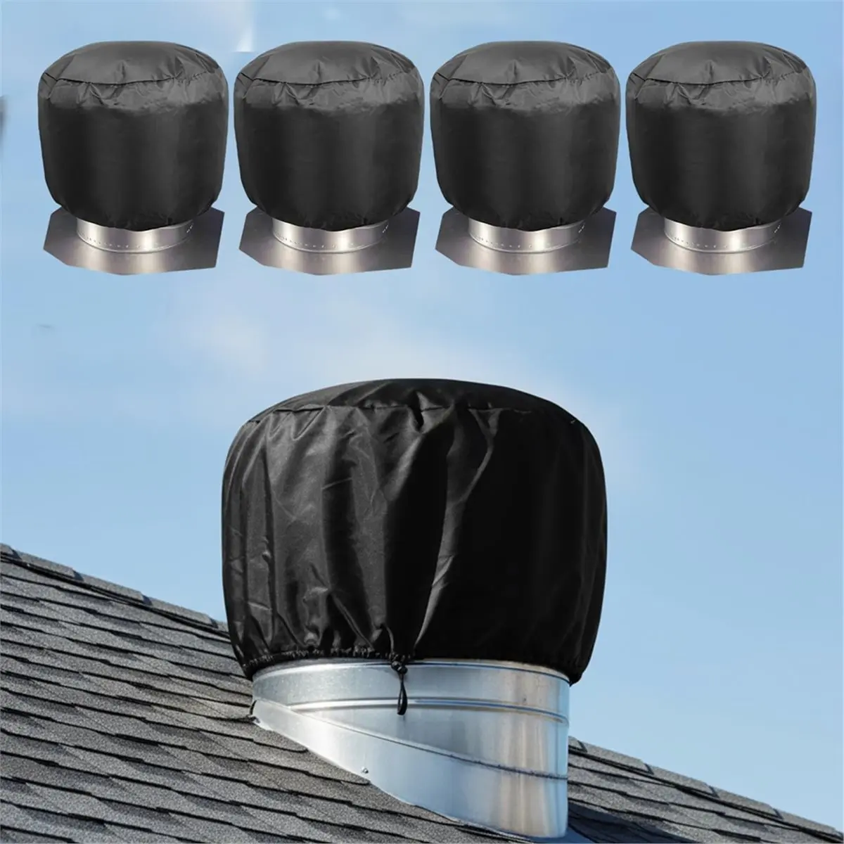 4Pack Wind Turbine Roof Vent Cover 20