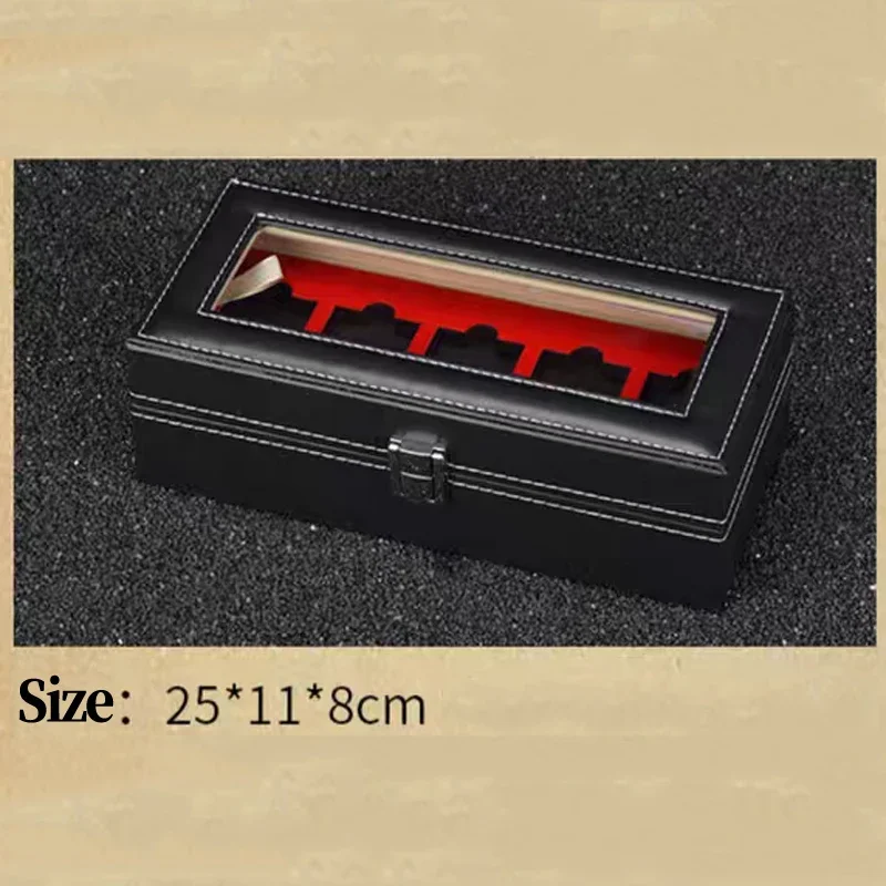 Handmade wood Protection Box For Zippo Zorro Lighters PU leather Storage Protect Display Rack personality Man Smoking Gift