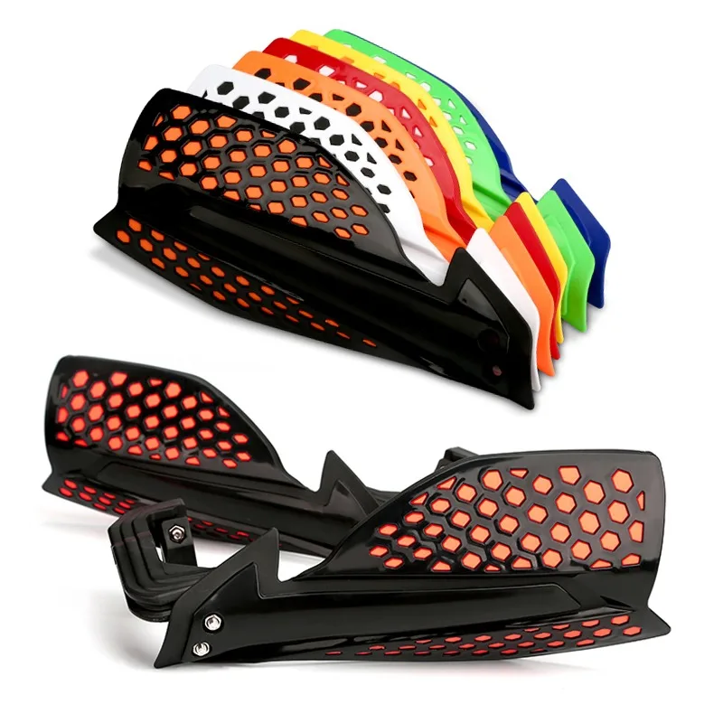 Suitable for street cars, off-road motorcycles, modified new two-color plastic, windshield handguard, handguard, bow cover
