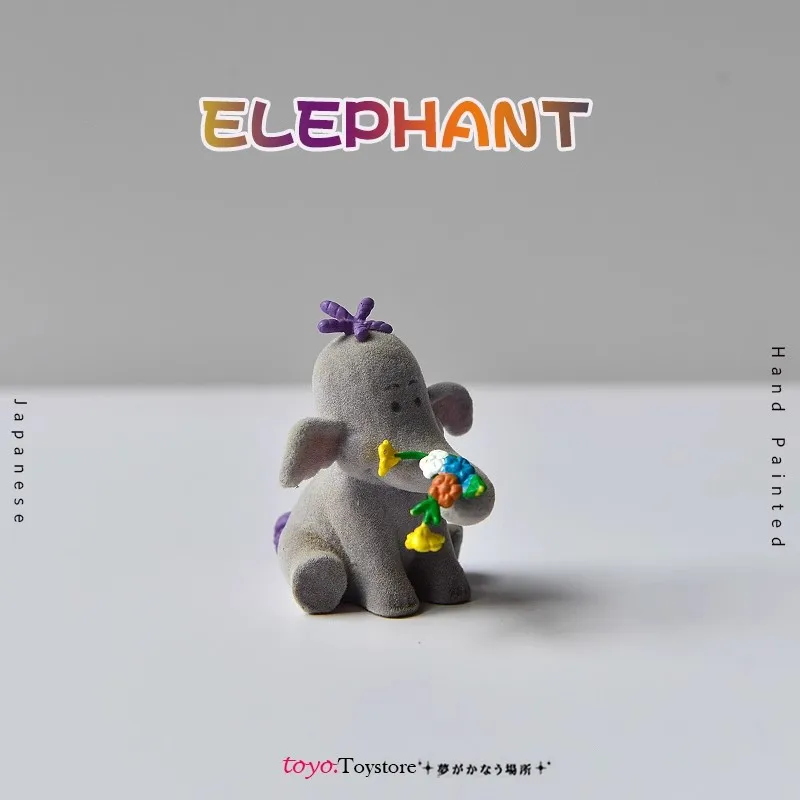 12Pieces  5cm Defective special price plush Disney Elephant Dumbo  ornament model doll collection