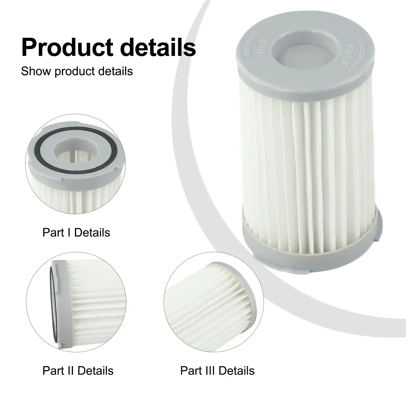 1pc Filter For Zanussi 9001959494 ZAN7620 ZAN7635 Vacuum Cleaner Spare Parts Household Cleaning Replacement Accessories