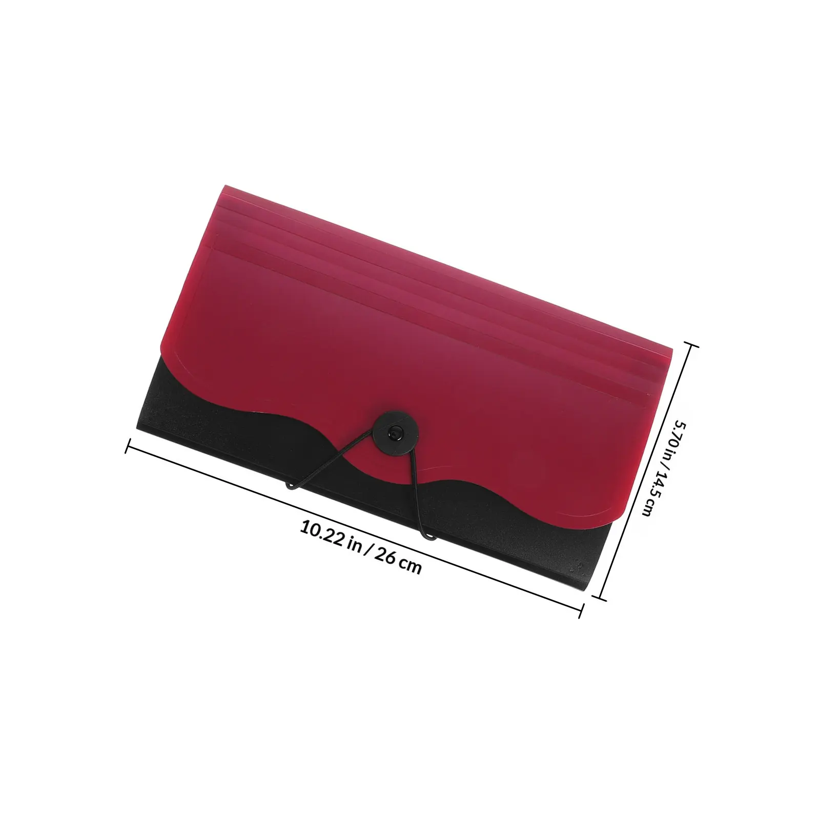 Plastic Accordion File Folder 13 Compartments Document Organizer Receipt Holder Expanding File Folder Portable Office Travel