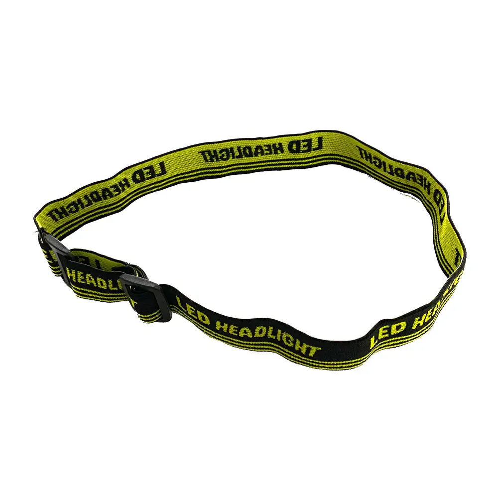1 Piece White Green Elastic Head Strap Belt Adjustable Headband For Flashlight Headlight Headlamp Outdoor