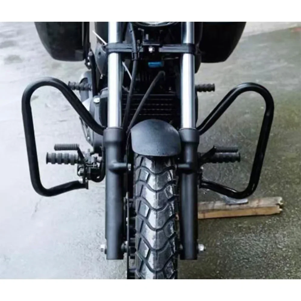 

Для Keeway K light 125 202 бампер QJ200-2H переоборудованный передний бампер, фитинги для защиты от падения бампера.