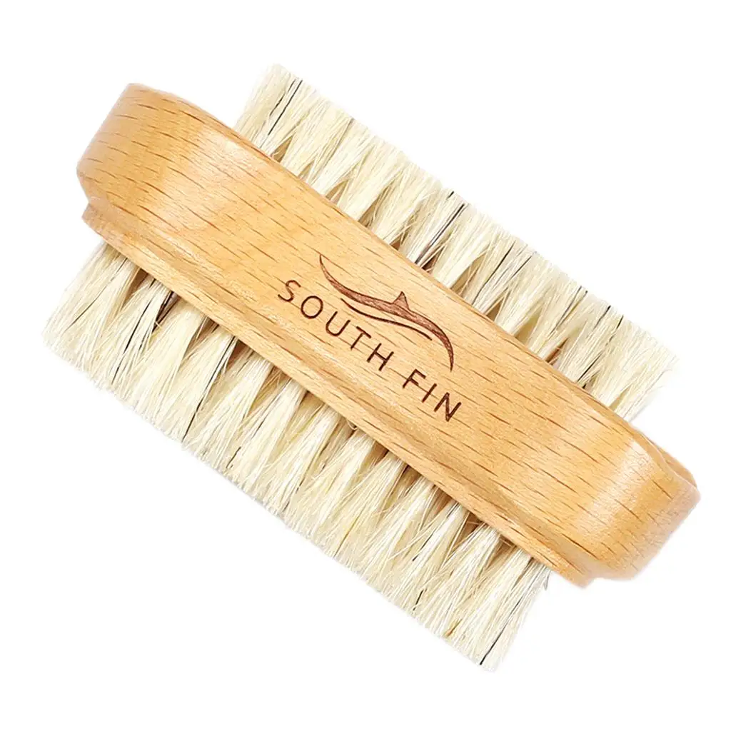 Nail Brush for Men Wooden Handle Hand Foot Cleaning Brush Dust Remover for Daily Shower Hygiene