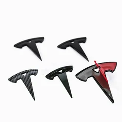 For Model 3 Model S Model X Model Y Emblem Car Styling ABS Steering Wheel Logo Badge Sticker Decal Tesla Auto Interior Accessory