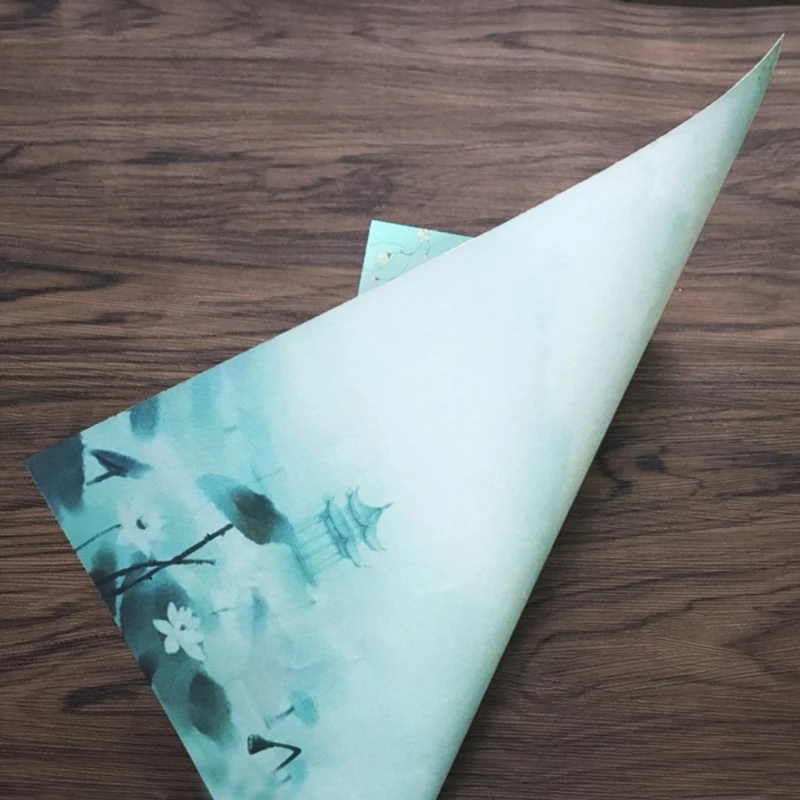 Briefpapier en enveloppen Set Kleur Beide zijden Schrijven Briefpapier Cadeau