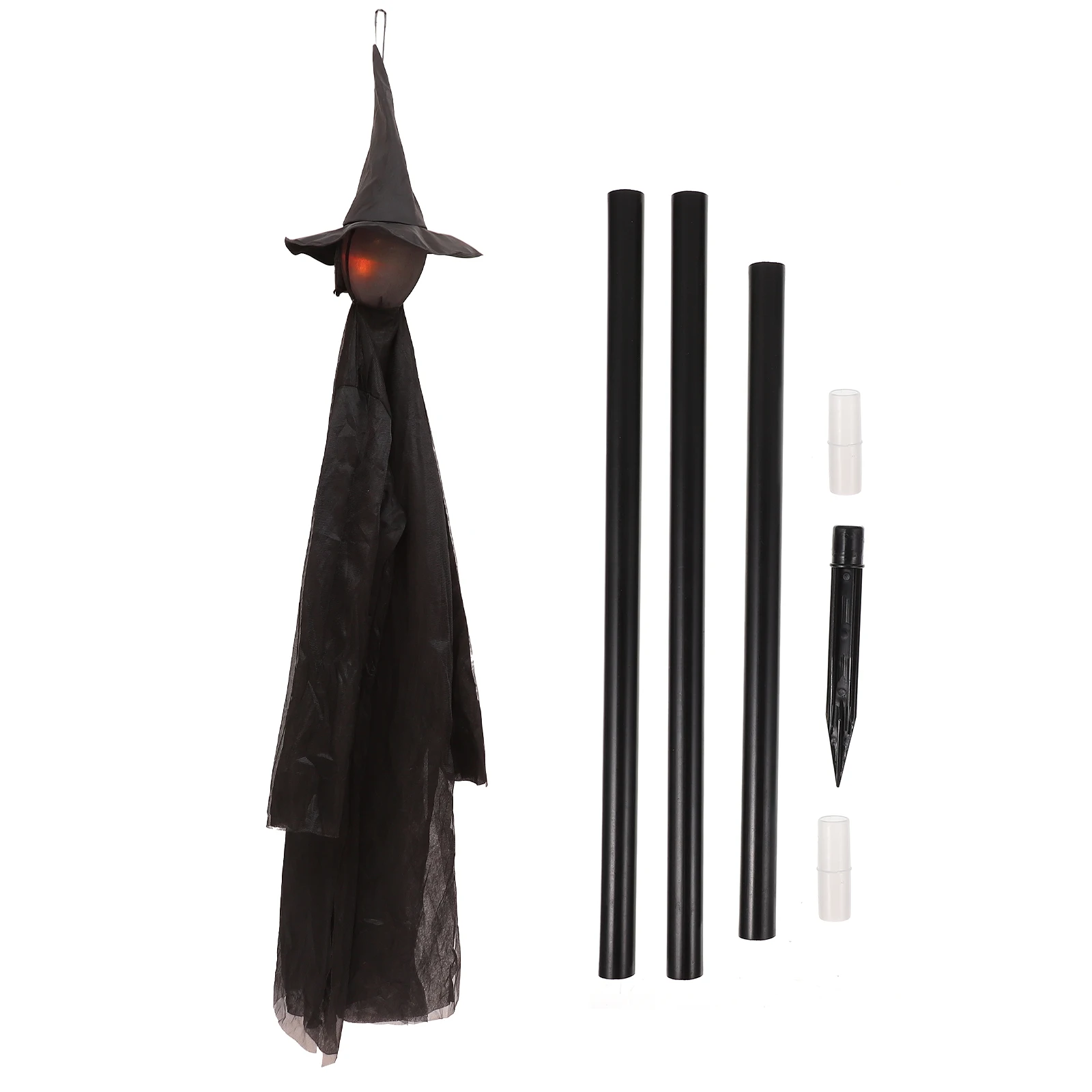 

1set 1Set Halloween Garden Stake Lights Wizard Decorative Lamp Scary Party Decoration Outdoor Haunted House Ghost Night Light