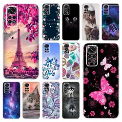 Silicone Case For Xiaomi Redmi Note 11 Cover New Fashion Printed Soft Phone Case For Xiaomi Redmi Note 11S Bumper Note11 Pro Bag