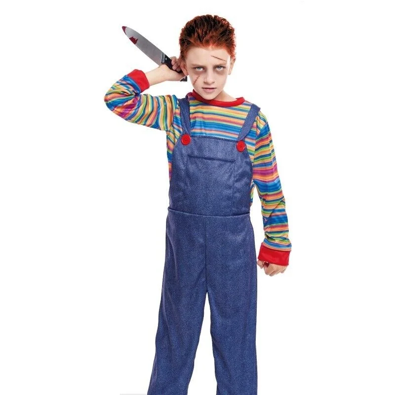 Maxia fiesta-disfraz muñeco asesino niño infantil fiestas halloween carnaval