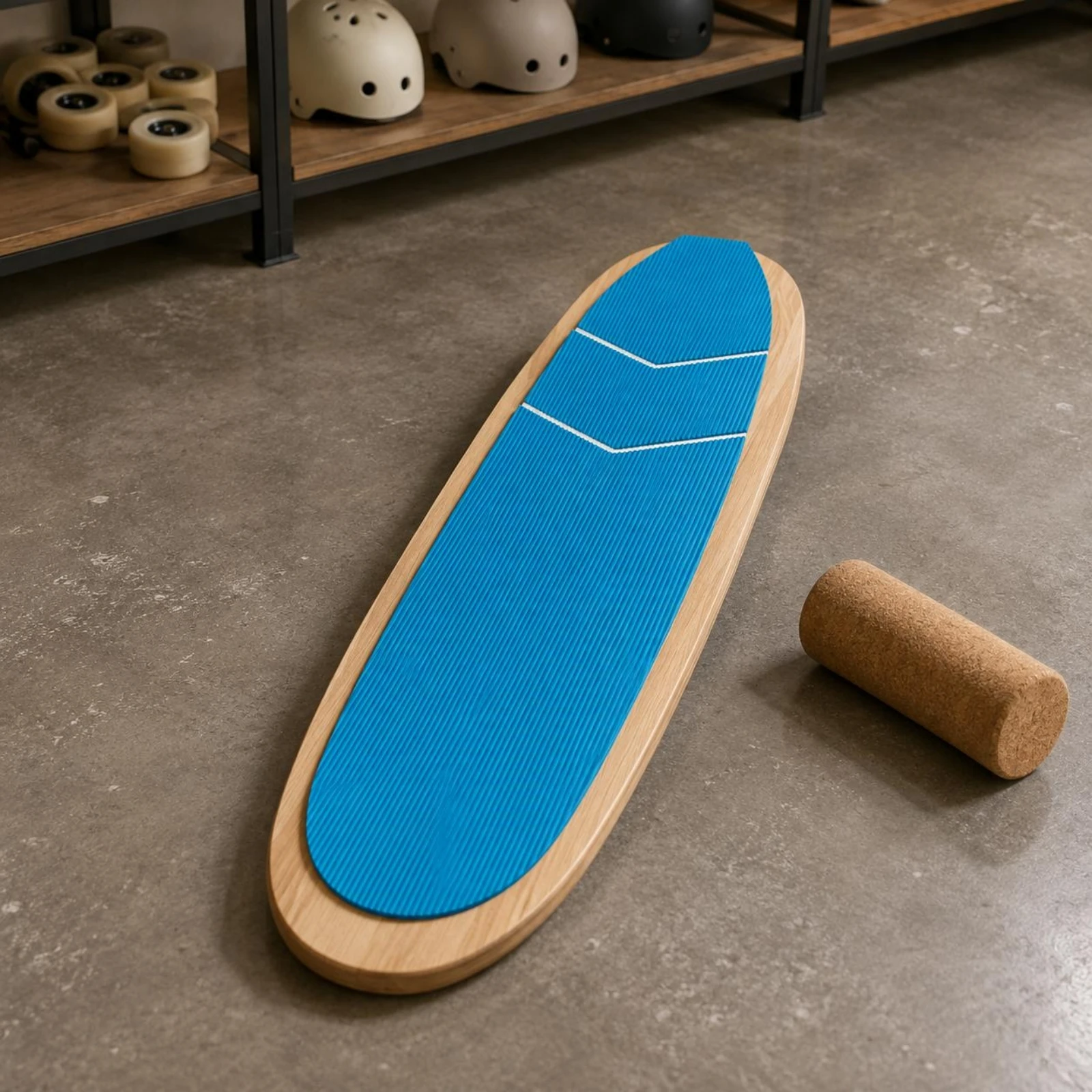 Land Surfboard Grip Pad Blue EVA Foam Surfboard Pad EVA Deck Grip Mat Tapered Water Sports Gear Lightweight