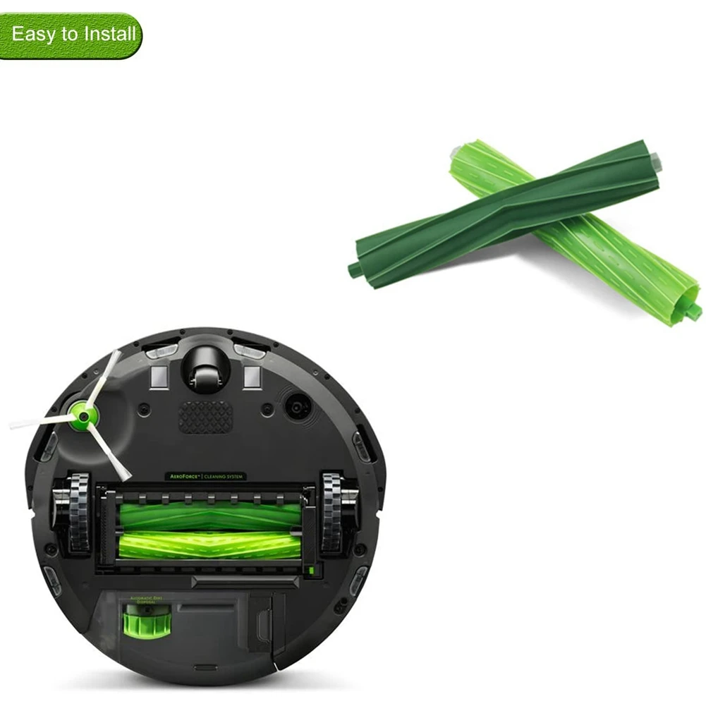 2 ชุดเปลี่ยนแปรงลูกกลิ้งยางสําหรับ IRobot Roomba I3 I3 + I6 + I7 I7 + I8 + Plus E5 E6 E7 อะไหล่เครื่องดูดฝุ่น