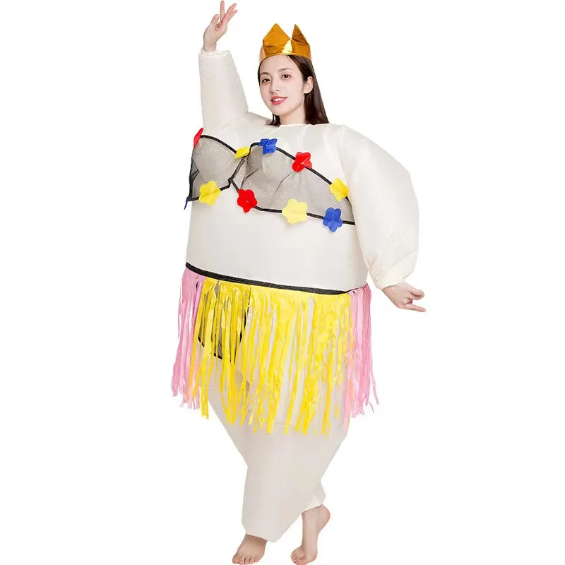 Creative Cute Ballet Dancer Inflatable Costume Funny Annual Anniversary Perform Show Clothing Fat Sumo Cosplay Party Supplies