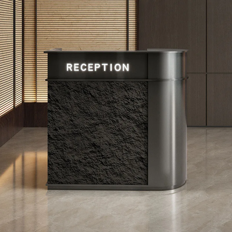 

Checkout Receptionist Reception Desks Customer Modern Luxury Counter Reception Desks Service Elegant Bureau Industrial Furniture