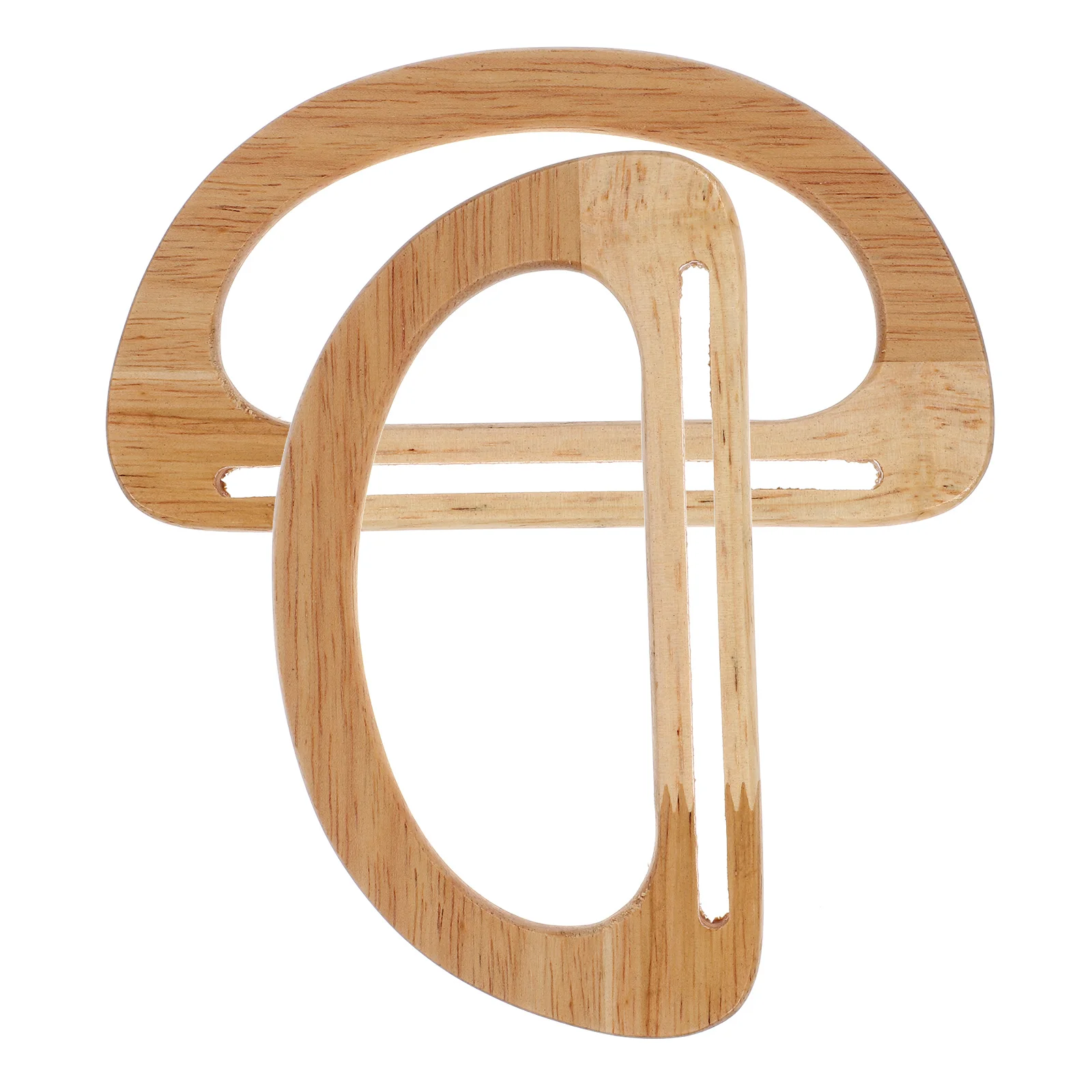 2 pçs pequeno saco acessórios compras cabides bolsa de madeira carteira bolsa alças