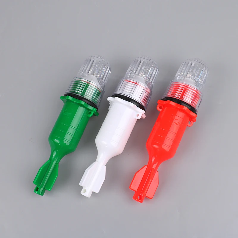 1 قطعة ضوء الصيد تحت الماء صافي منارة العوامة إشارة مؤشر مصباح السحر صياد السمك ضوء فلاش مزدوج