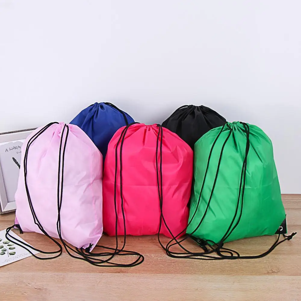 Rucksack Portable Waterproof Schoolbag Backpack Sports Backpack Rucksack Drawstring Bag