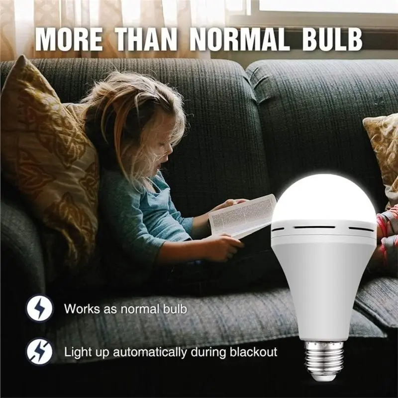 ABVE-Rechargeable Portable Hanging Emergency LED Bulb For Camping And Home Power Outages