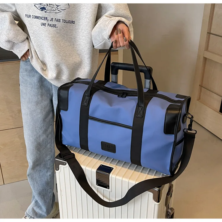 Borsa da viaggio portatile a breve distanza custodia da viaggio borsa da viaggio portatile borsa da maternità sportiva di grande capacità con separazione asciutta e bagnata
