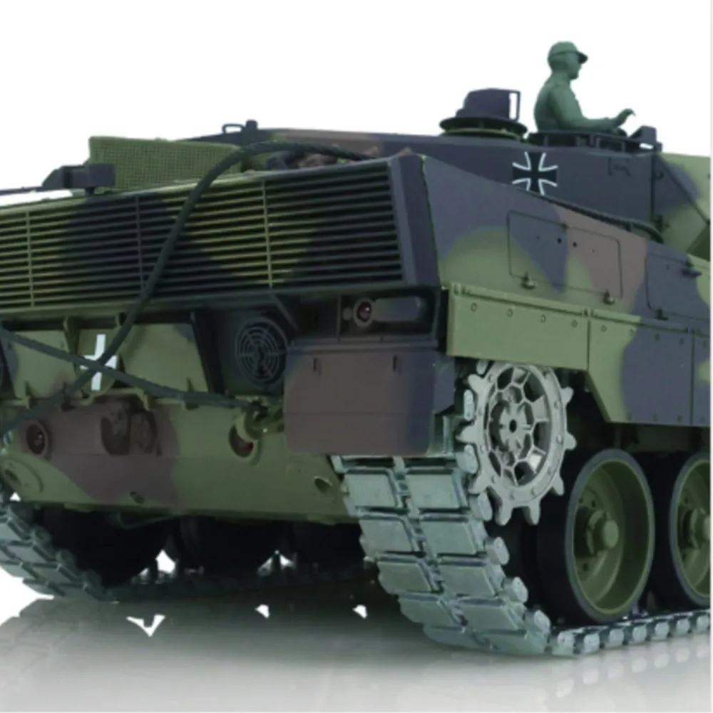 

Gifts Heng Long 1/16 RC Tank 7.0 Upgraded Metal German Leopard2A6 RTR 3889 Barrel Recoil Radio Control Panzer Vehicle TH17580