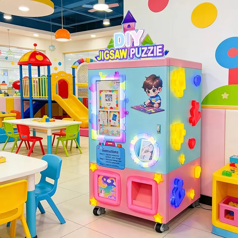 2026 New Carton Jigsaw Puzzle Making Machine Handmade Jigsaw Puzzle Making Machine Diy Jigsaw Vending Machine  Customized