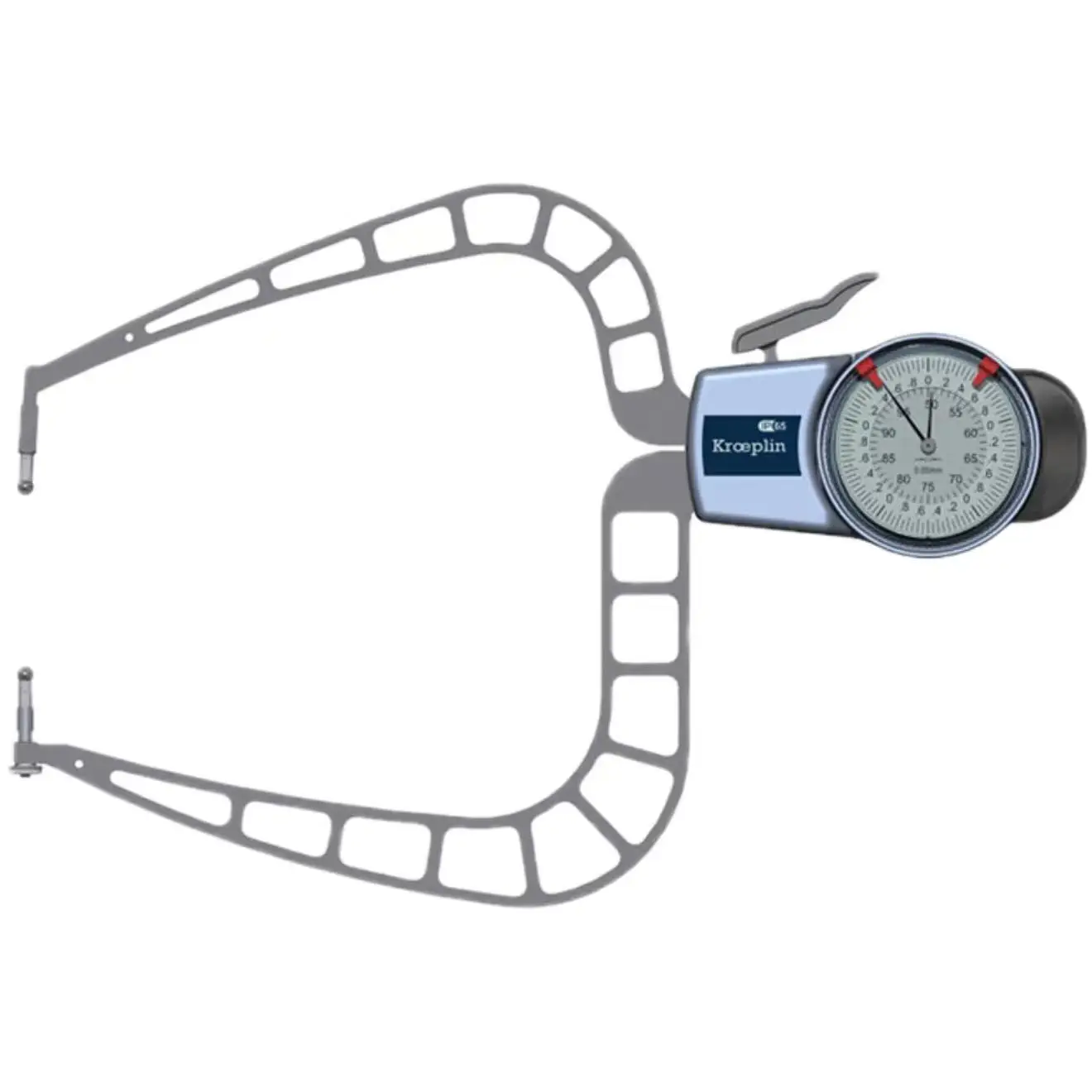 

KROEPLIN Mechanical External Test Card Gauge Handheld Gauge D4100