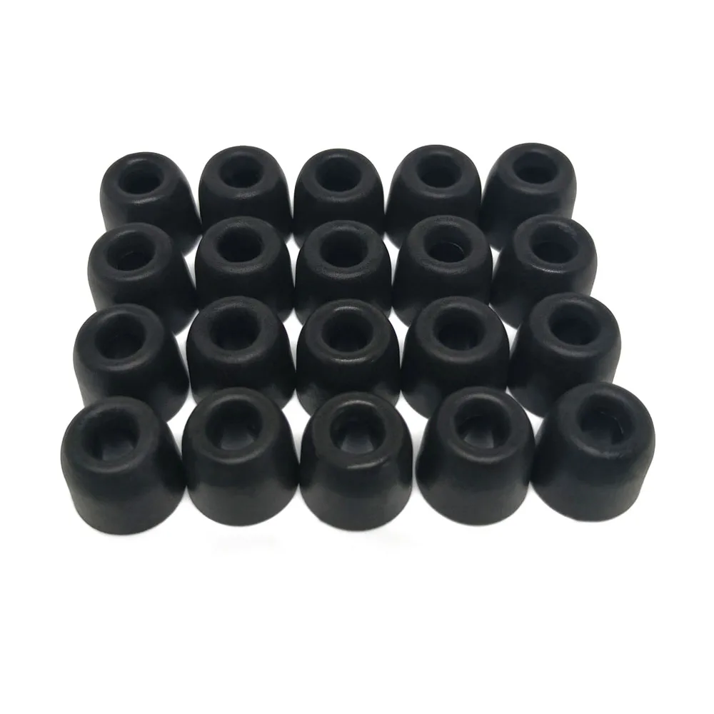 

10 Pairs Replacement T400 Memory Foam Ear Tips 4.9mm Caliber For In-Ear Headphones 5.0-6.0mm Earphones Earpads