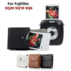 Dla Fujifilm Instax Mini Film wodoodporna PU skóra zdjęcie worek do przechowywania kieszeń Case dla fuji plac SQ20 SQ10 SQ6