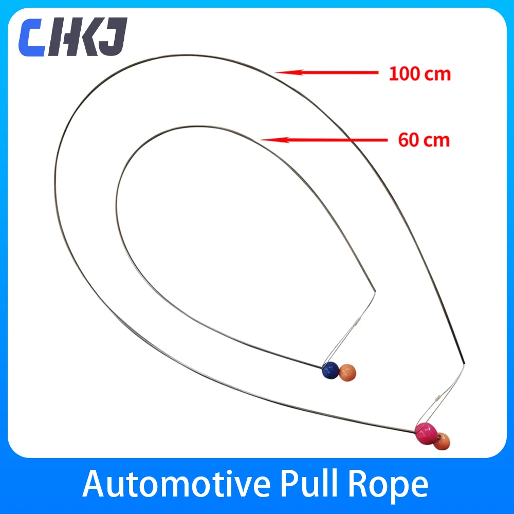 CHKJ High Quality 60cm And 100cm Locksmith Supplies Tools Steel Wire Ball For Car Door Lock Opener Tool Automotive Pull Rope