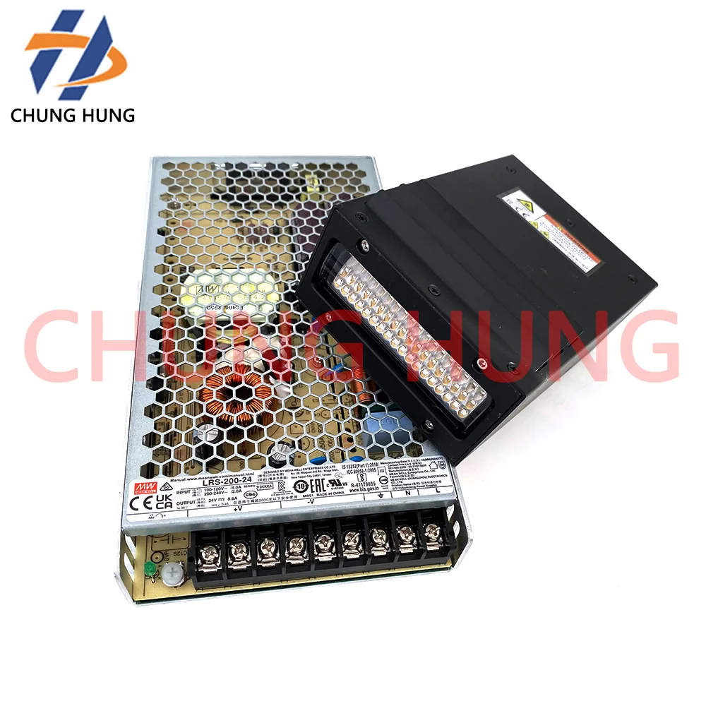 مصباح معالجة بالأشعة فوق البنفسجية LED عالي الطاقة مع مروحة تبريد لطابعات Nocai 6090 Epson XP600 TX800 DX5 المسطحة مصباح تجفيف الحبر للطباعة