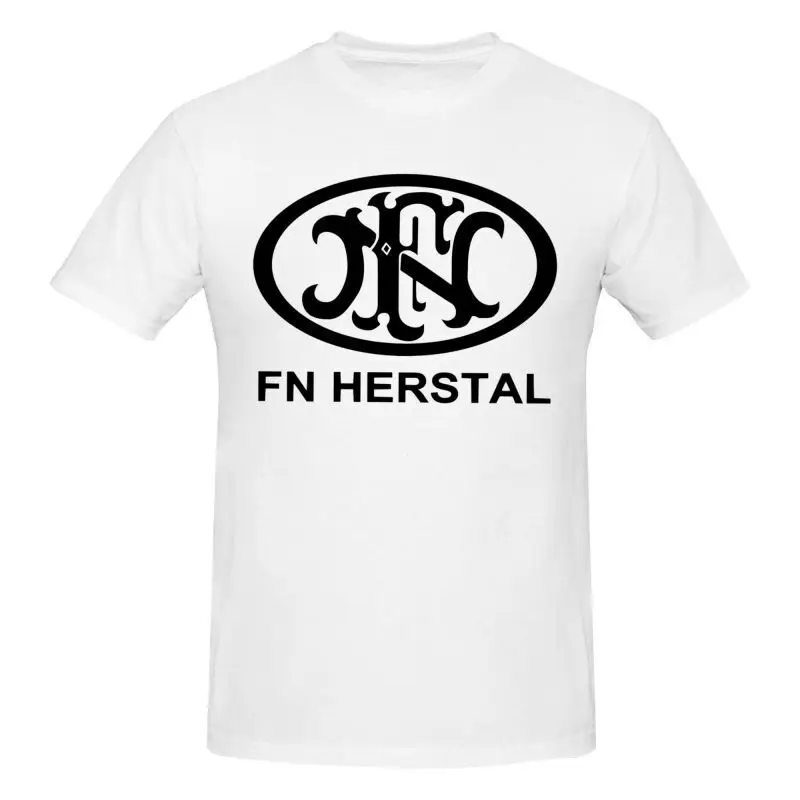 FN Herstal T Shirt Cotton Tee Men's Short Sleeve  Y2K tops Unisex Summer Short Sleeve