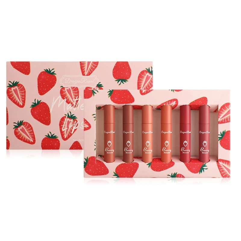 11UF 6 kleuren matte vloeibare lippenstift langdurige waterdichte lippen glans gladde collectie voor kantoor casual zomerfeest