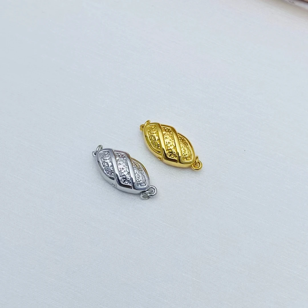 

Оптовая продажа DIY стерлингового серебра 925 пробы ожерелье браслет застежка крючок аксессуары для жемчуга 5-9 мм 5 шт./лот