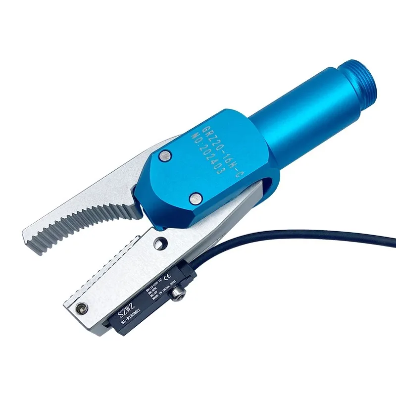 Pneumatic Gripper GRZ-20-16C/J 20C/J Clamp Serrated Y-clamp Gimatic Ass Style EOAT Robot Arm Accessories for Injection Machine