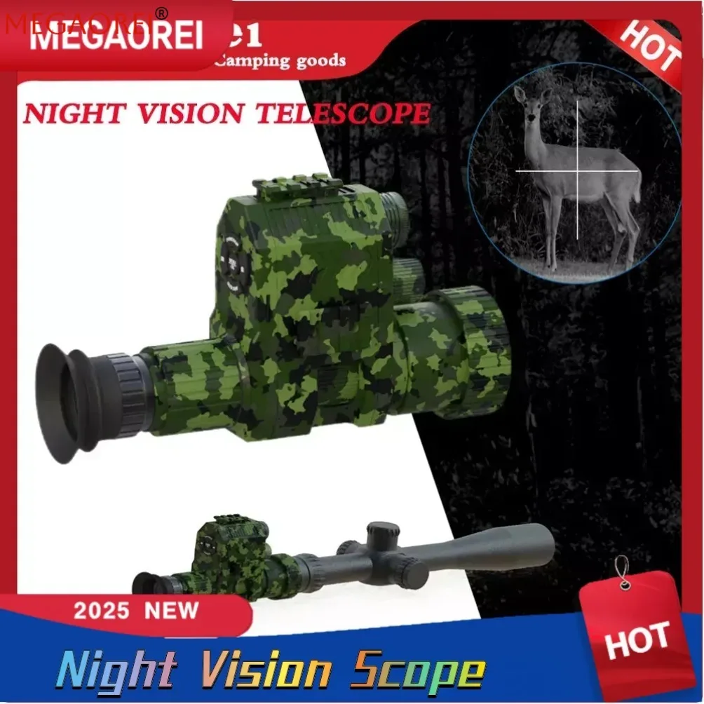 

Hunting Scope HuntNEW Megaorei Digital Day Night Hunting Scope Monocular 200-400M Travel Infrared Camcorder Support Photo Video