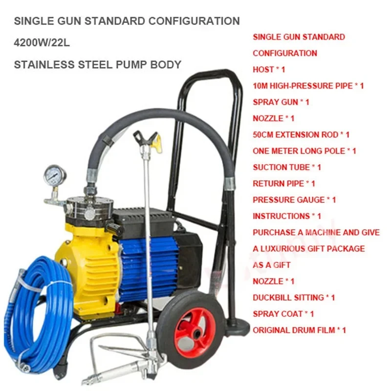 Profsional High-Prsure Spraying hine Paint Sprayer Painting Airls Spray
