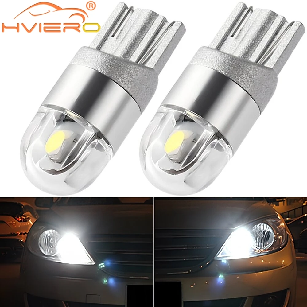 

2PCS Car Turn Signal Lamps License Plate Light T10 W5W 3030 Trunk Bulb Auto Headlamps Clearance Brake Reverse Lantern Waterproof