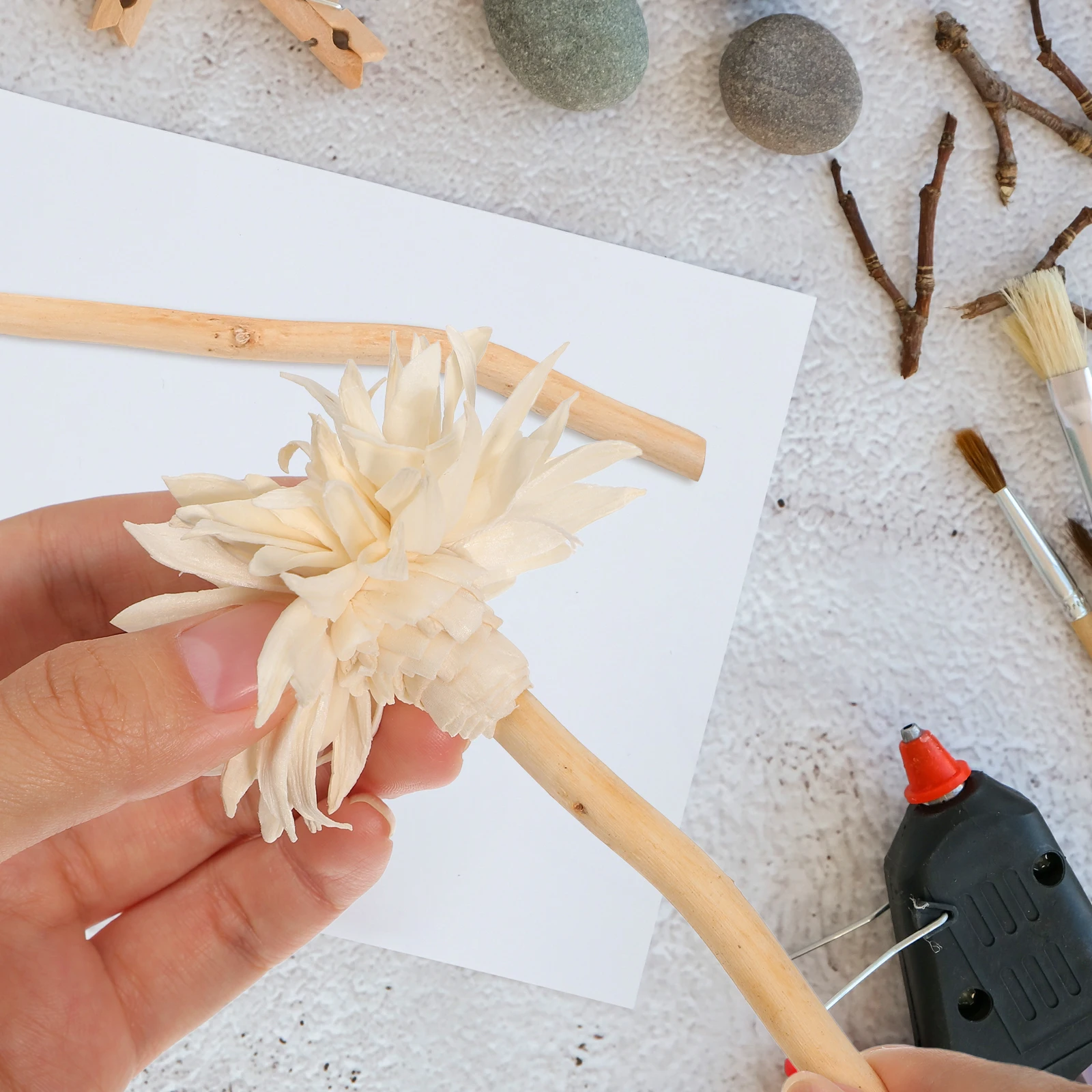

Craft Sticks Log Tree Branch Decoration Christmas Wood for Crafting DIY Crafts Accessory Country