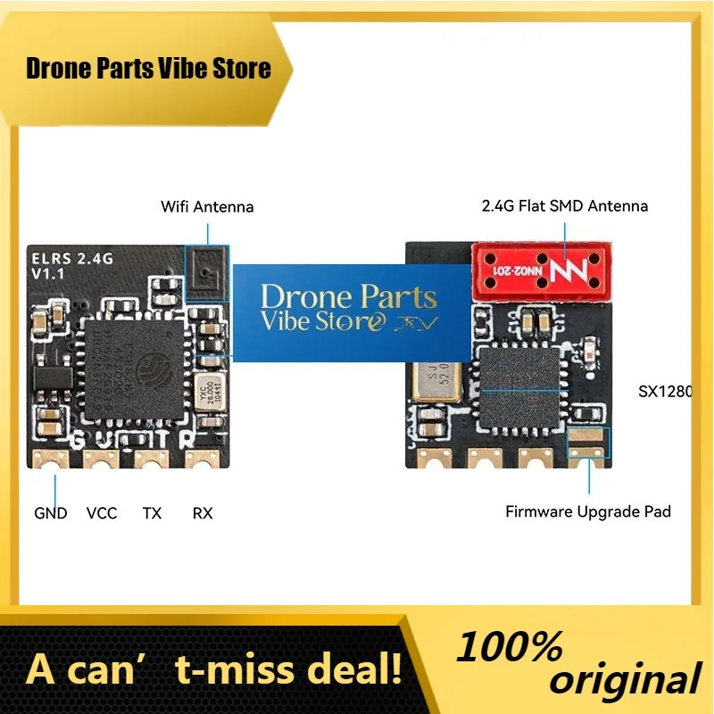 

DParts1BETAFPV Original ELRS Lite ELRS 2.4G Tower /Flat Antenna